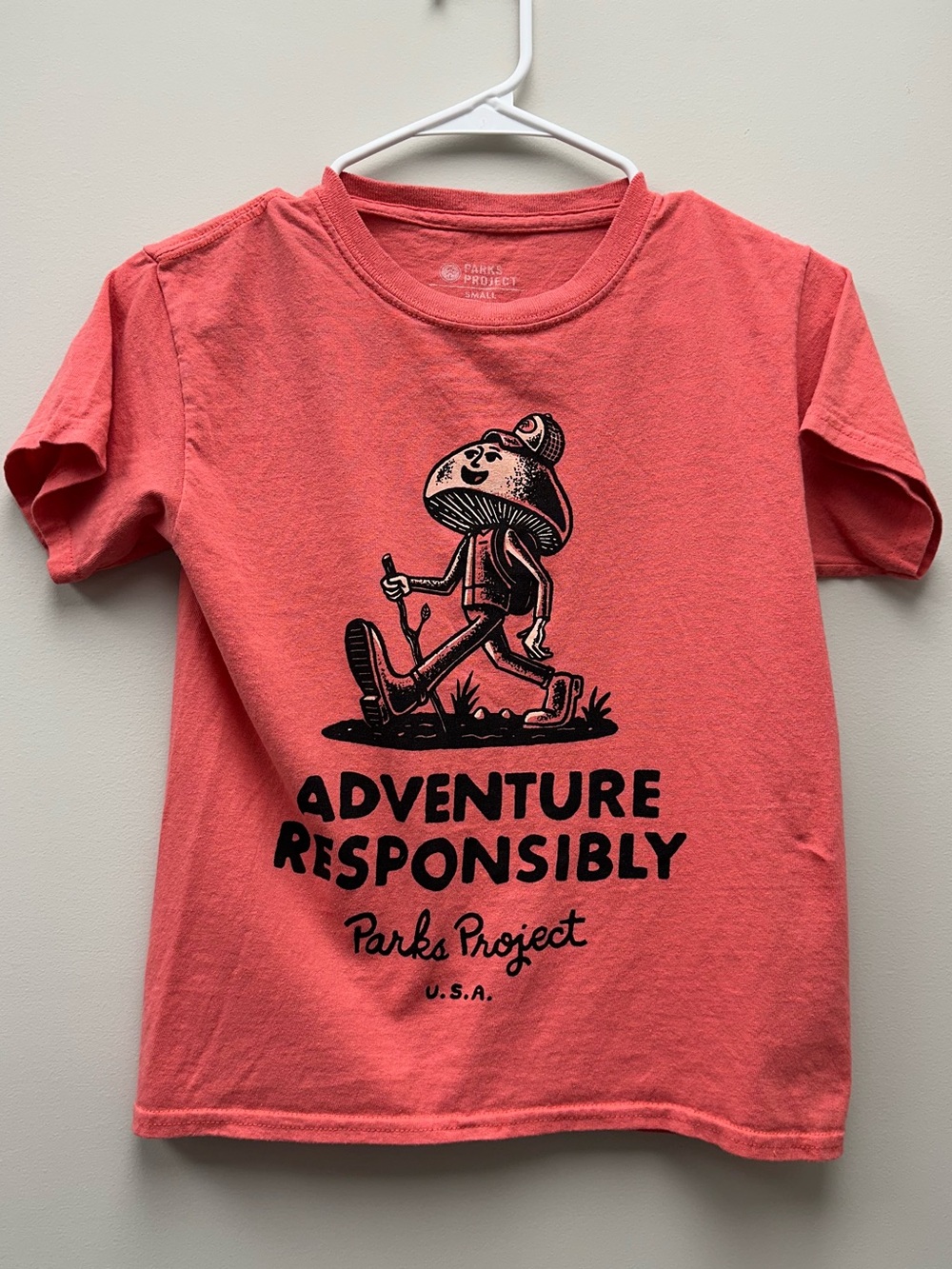 Parks Project Coral Kids' 'Adventure Responsibly' Graphic Tee